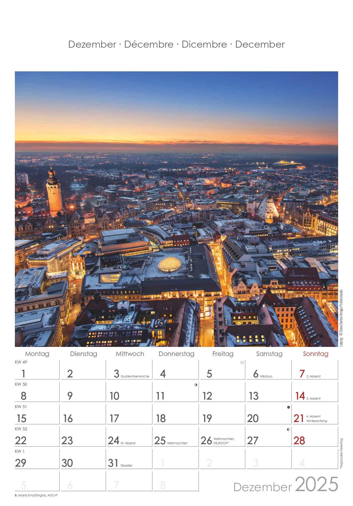 Sachsen 2025 - Bild-Kalender 23,7x34 cm - Regional-Kalender - Wandkalender - mit Platz für Notizen - Alpha Edition