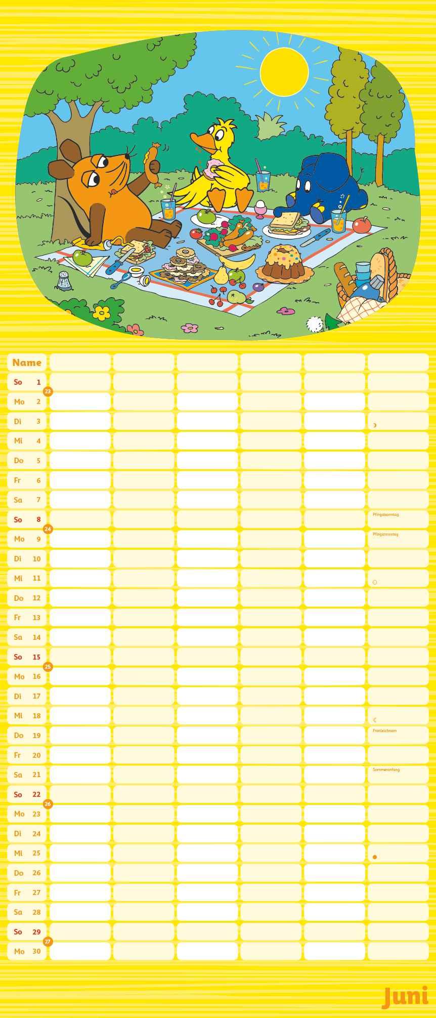 Die Maus 2025 - DUMONT Mega-Familienkalender mit 6 Spalten - Familienplaner mit 2 Stundenplänen und Ferientabelle - Hochformat 30,0 x 70,0 cm