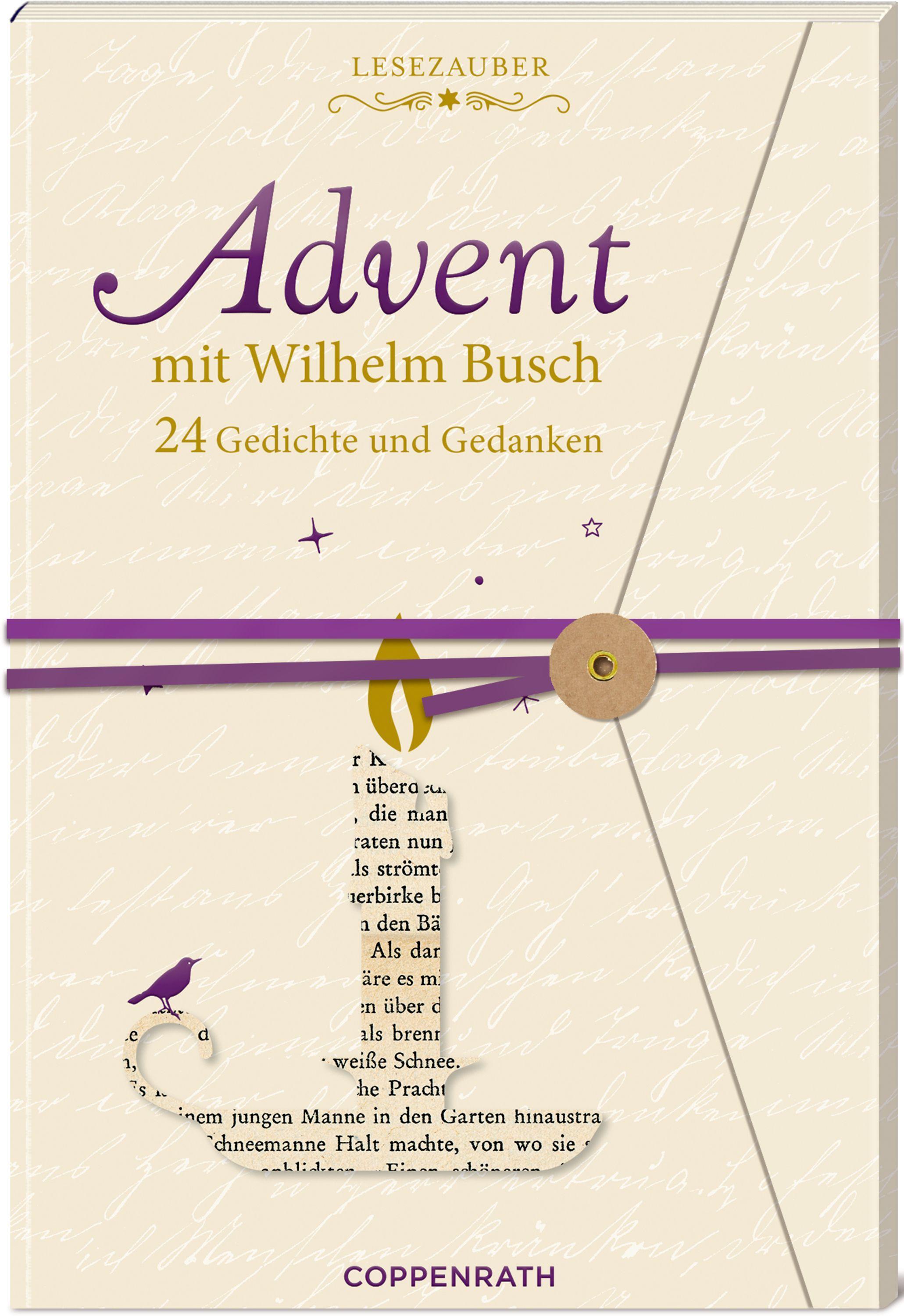 Brief-Adventskalenderbuch - Advent mit Wilhelm Busch