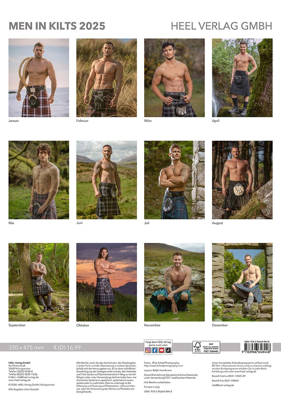 Men in Kilts Kalender 2025