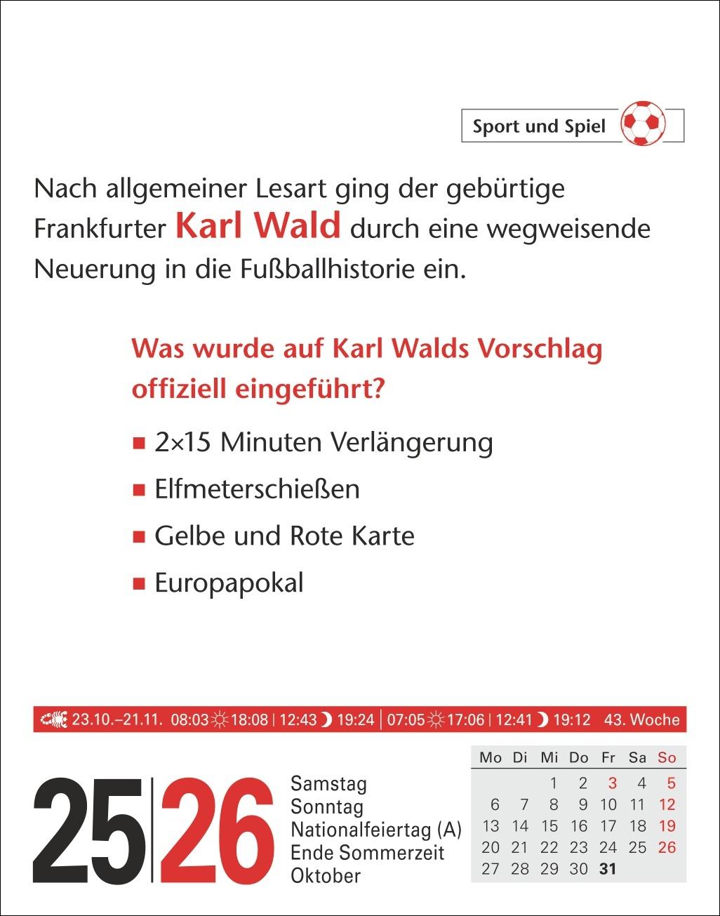 Duden Allgemeinbildung Tagesabreißkalender 2025 - Wissen und Quizzen