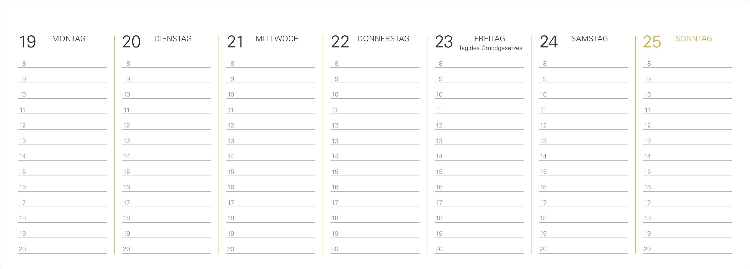 Eine Reise um die Welt Premium-Tischplaner 2025 - Wochenkalender mit 53 Fotografien