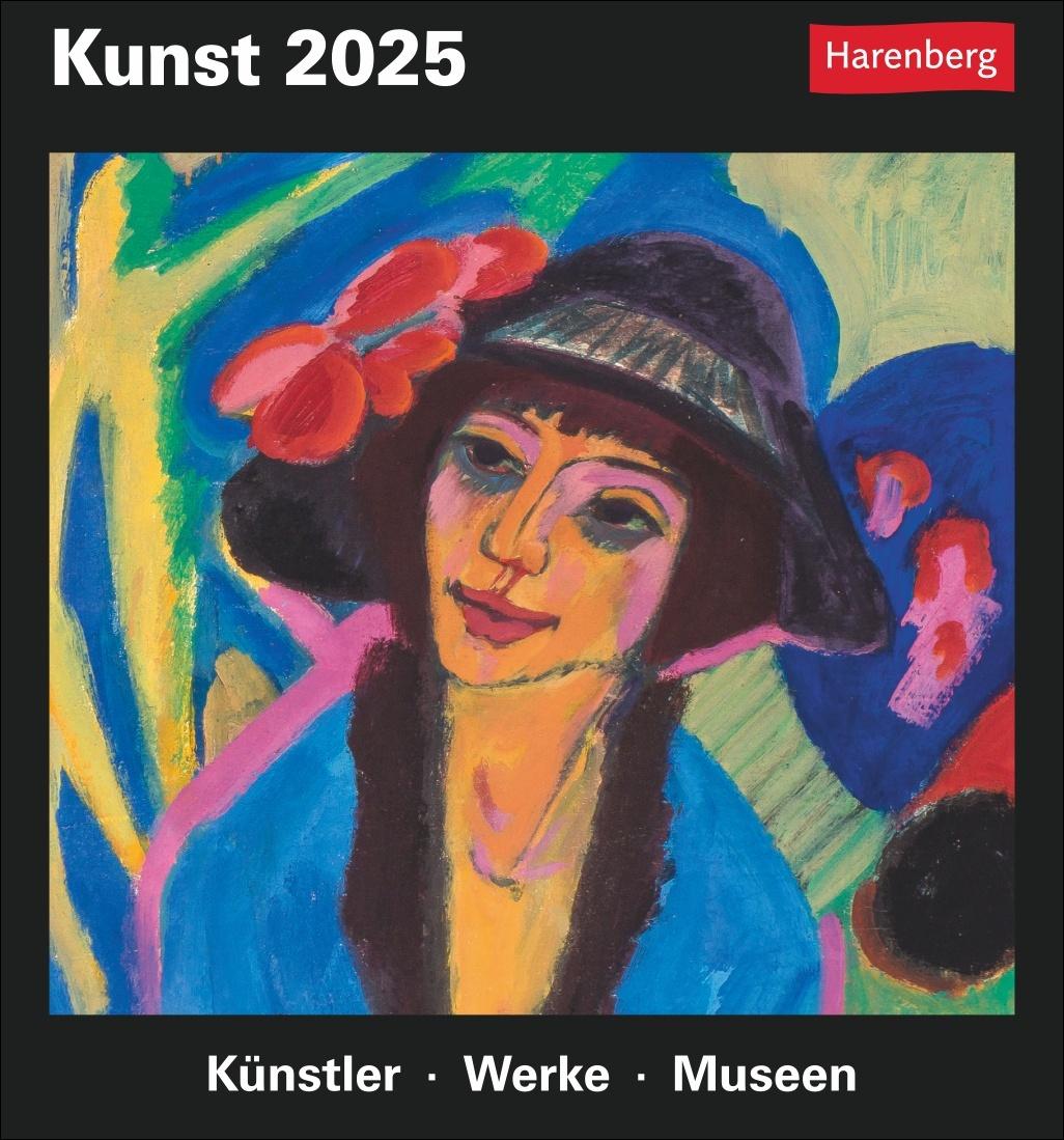 Kunst Tagesabreißkalender 2025 - Kulturkalender - Künstler, Werke, Museen