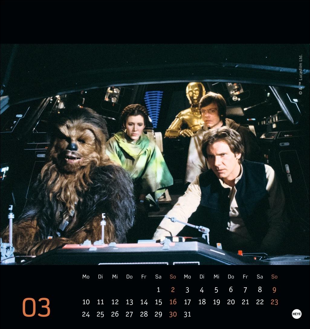 Star Wars Postkartenkalender 2025