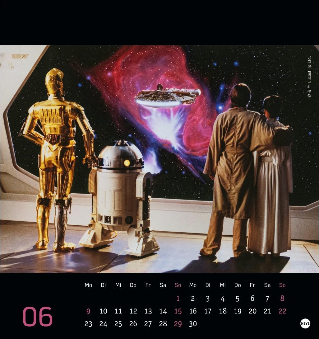 Star Wars Postkartenkalender 2025