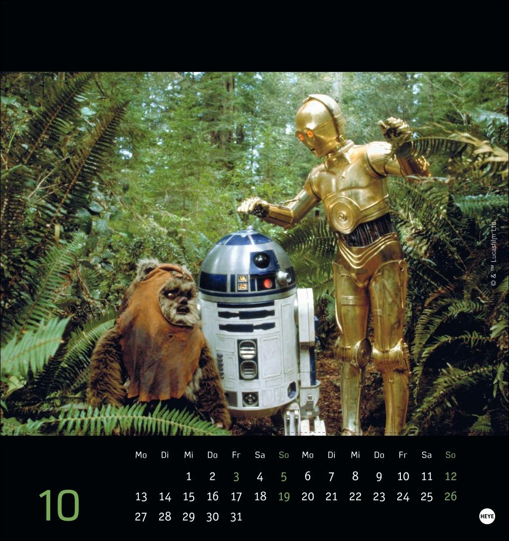 Star Wars Postkartenkalender 2025