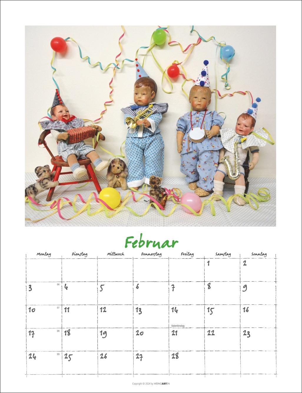 Käthe Kruse Puppen Kalender 2025