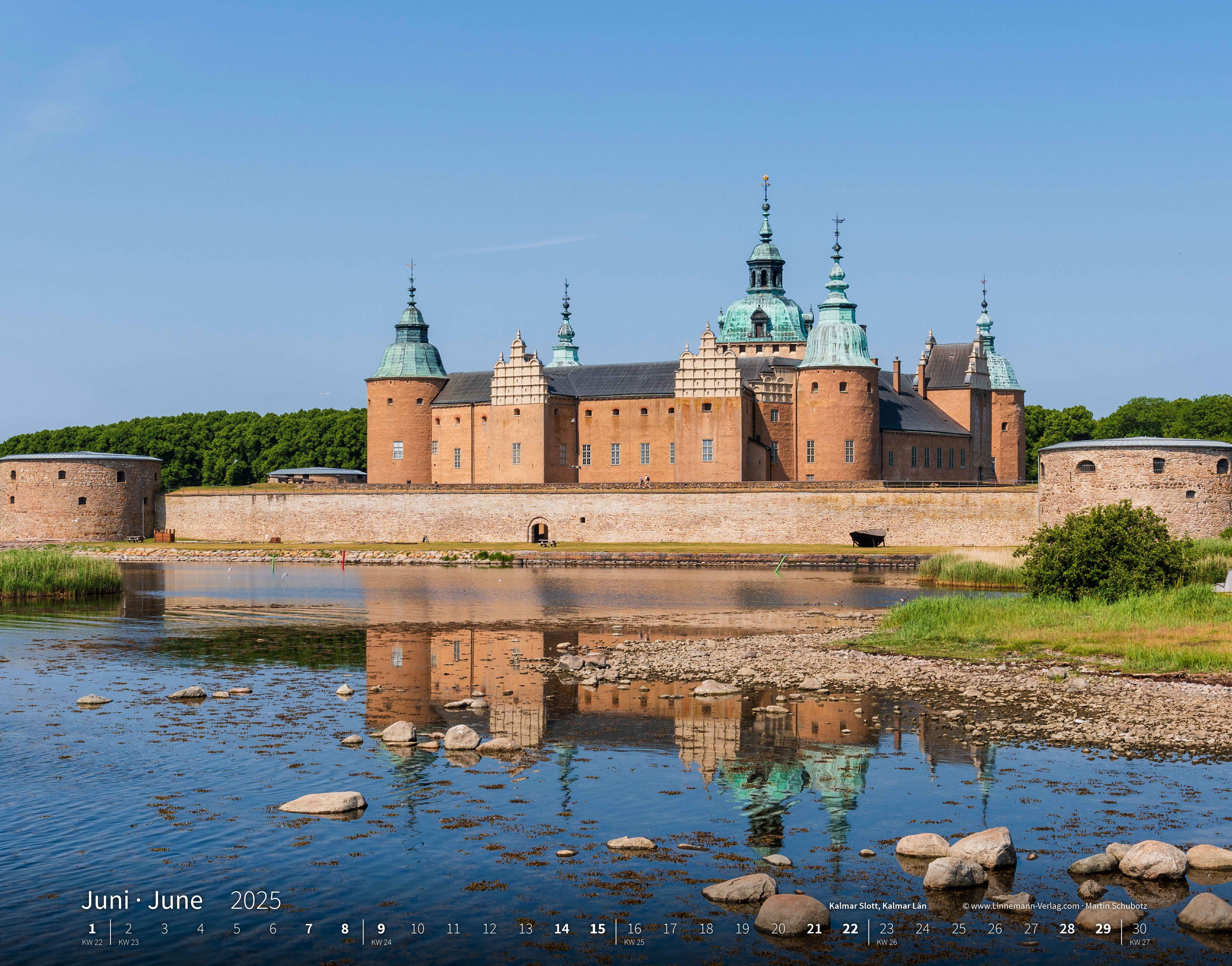 Schweden 2025 Großformat-Kalender 58 x 45,5 cm