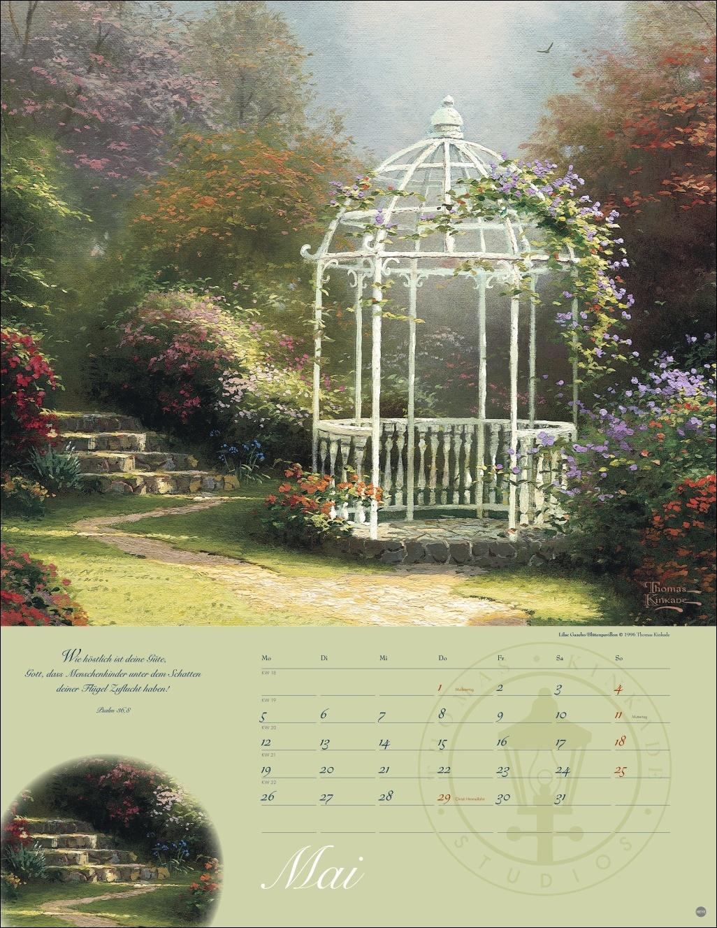 Thomas Kinkade: Land im Licht Kalender 2025