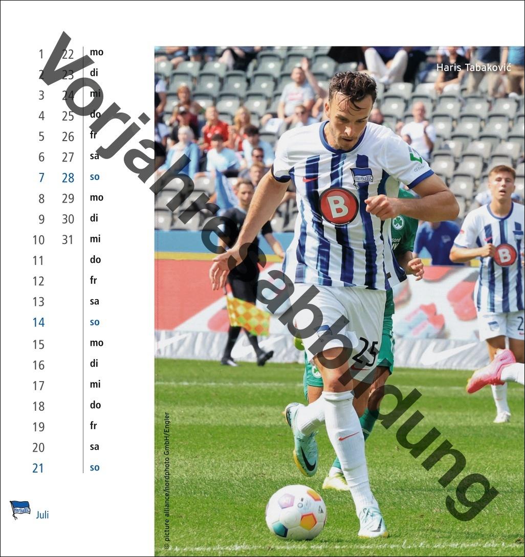 Hertha BSC Postkartenkalender 2025