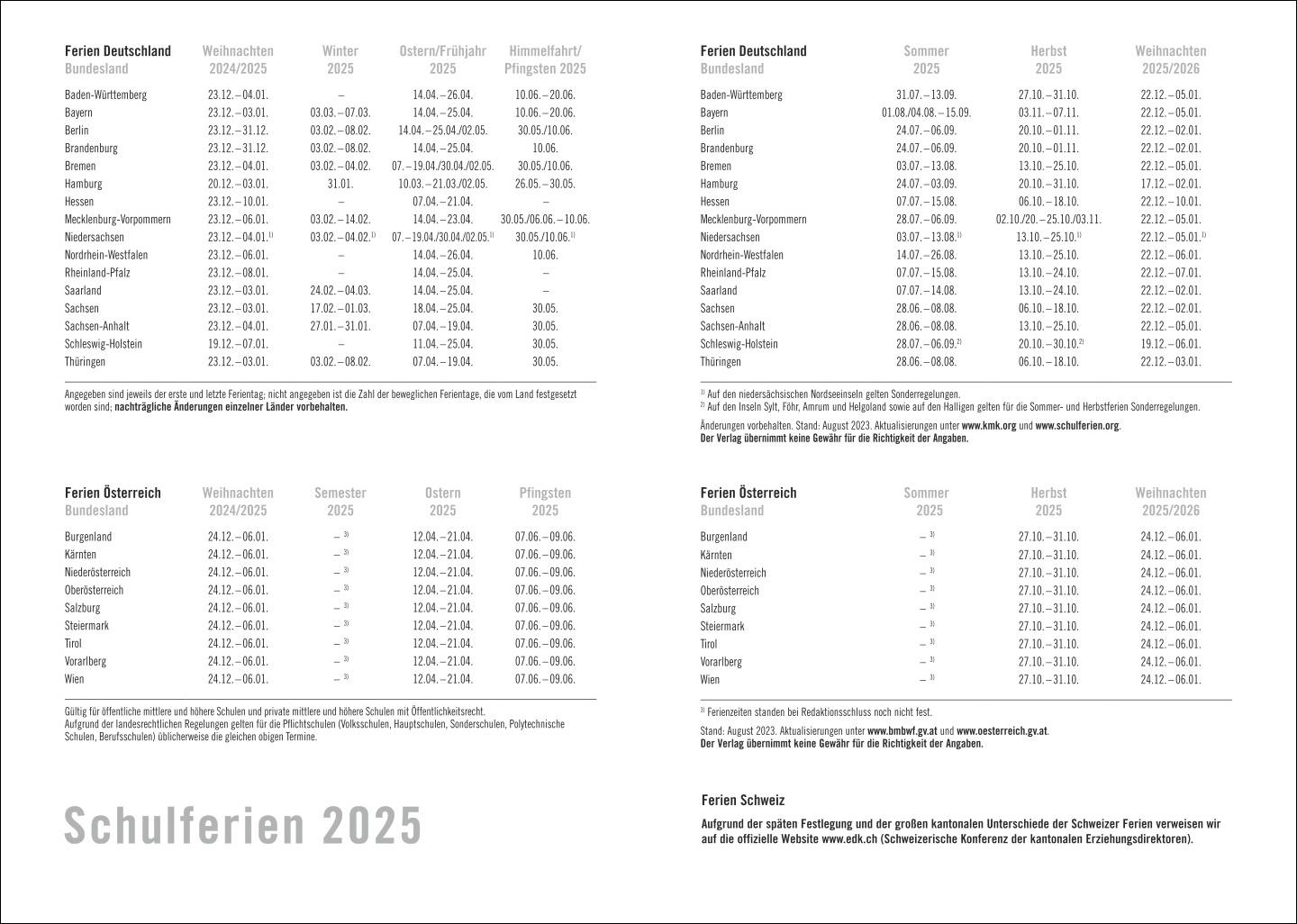 Lady Terminkalender A6 2025