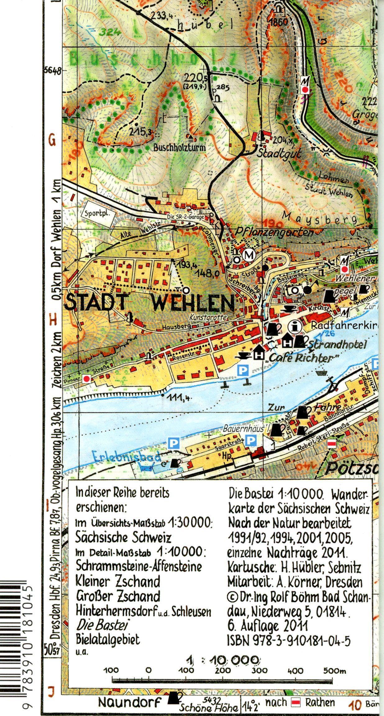 Die Bastei 1 : 10 000