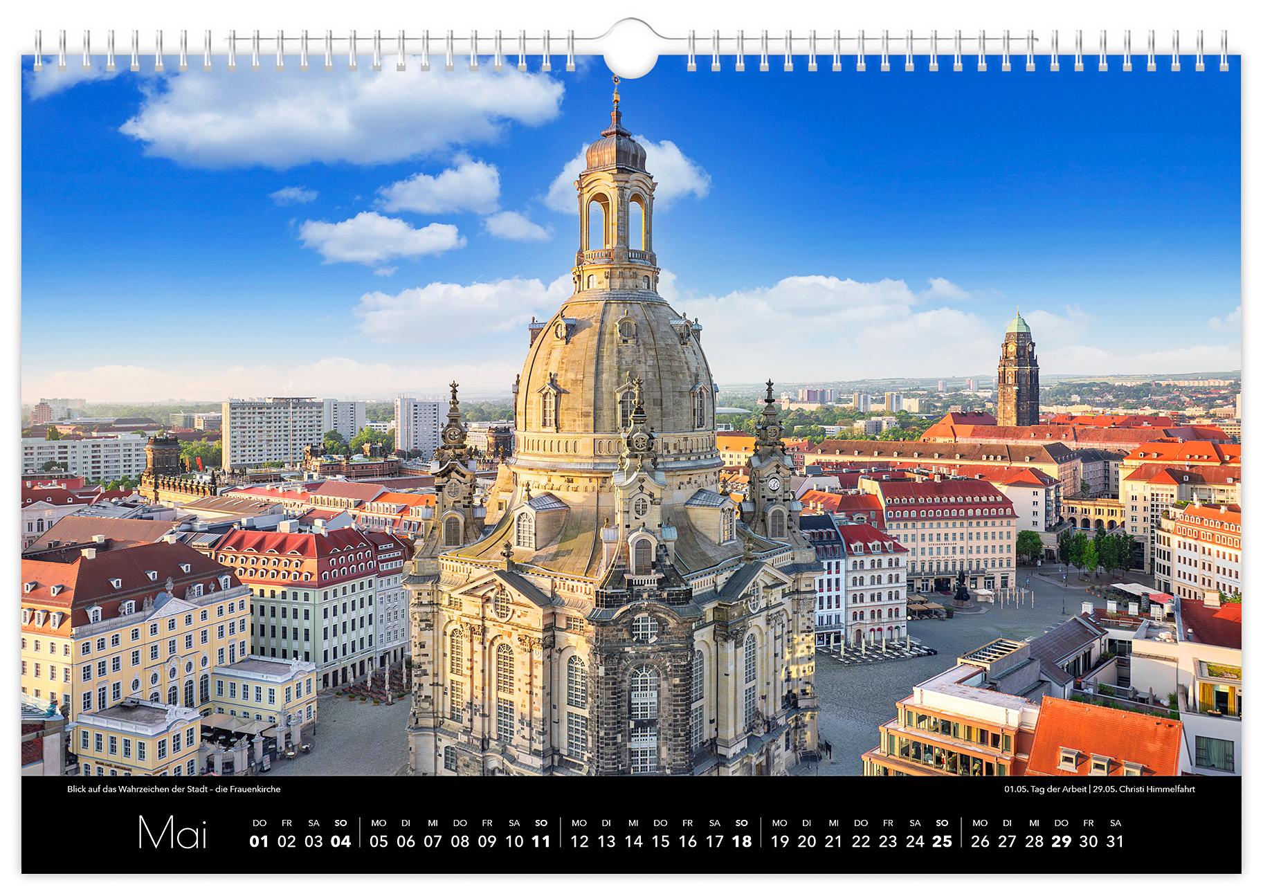 Kalender Dresden Luftaufnahmen 2025