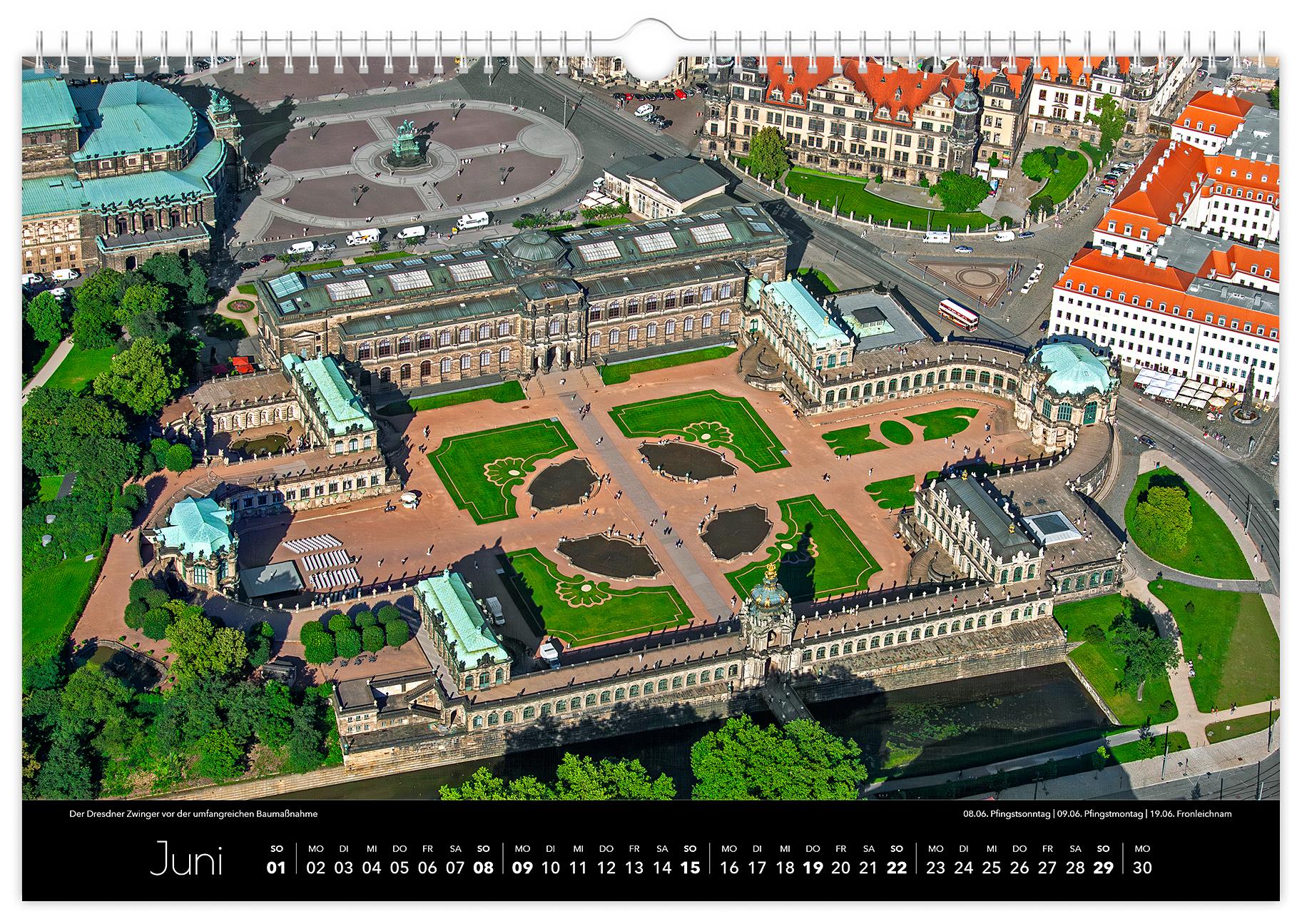 Kalender Dresden Luftaufnahmen 2025