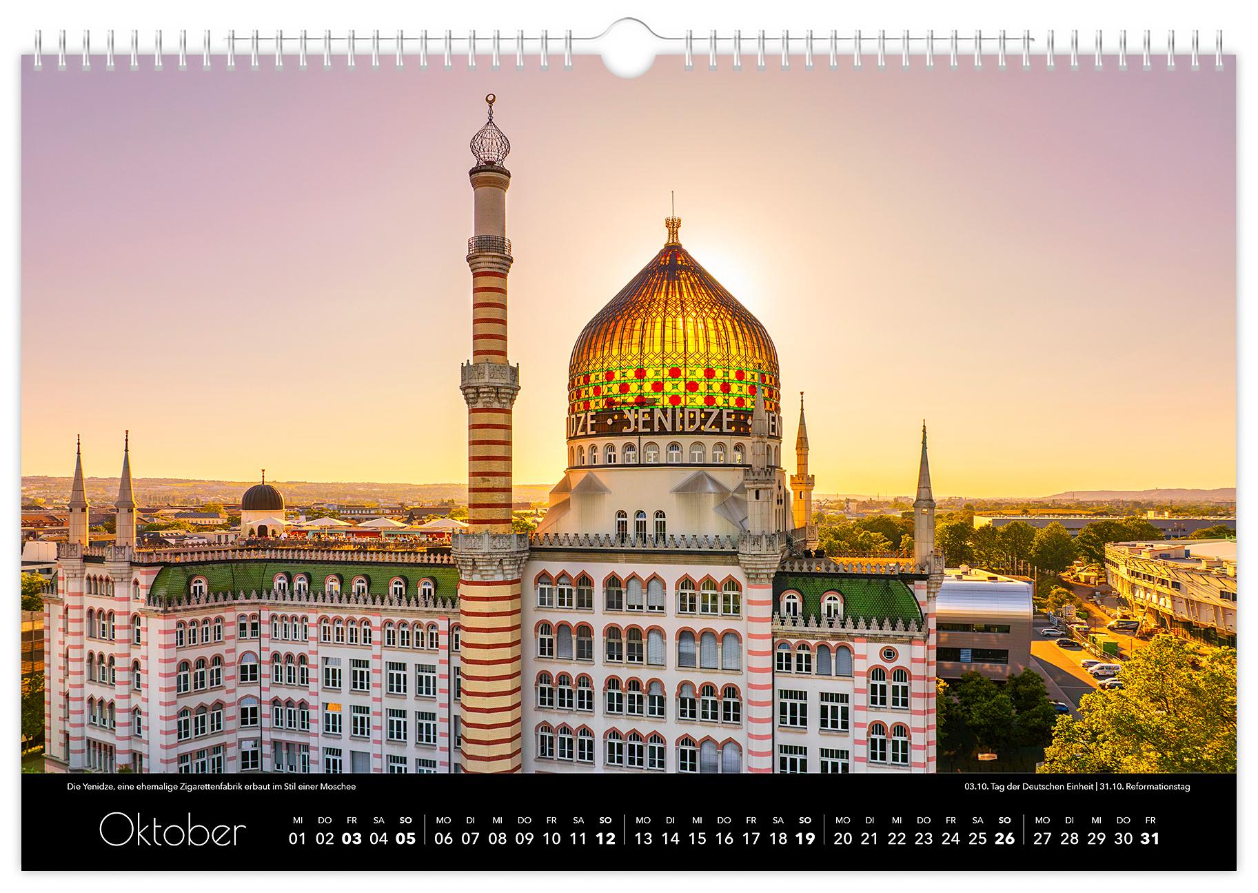 Kalender Dresden Luftaufnahmen 2025