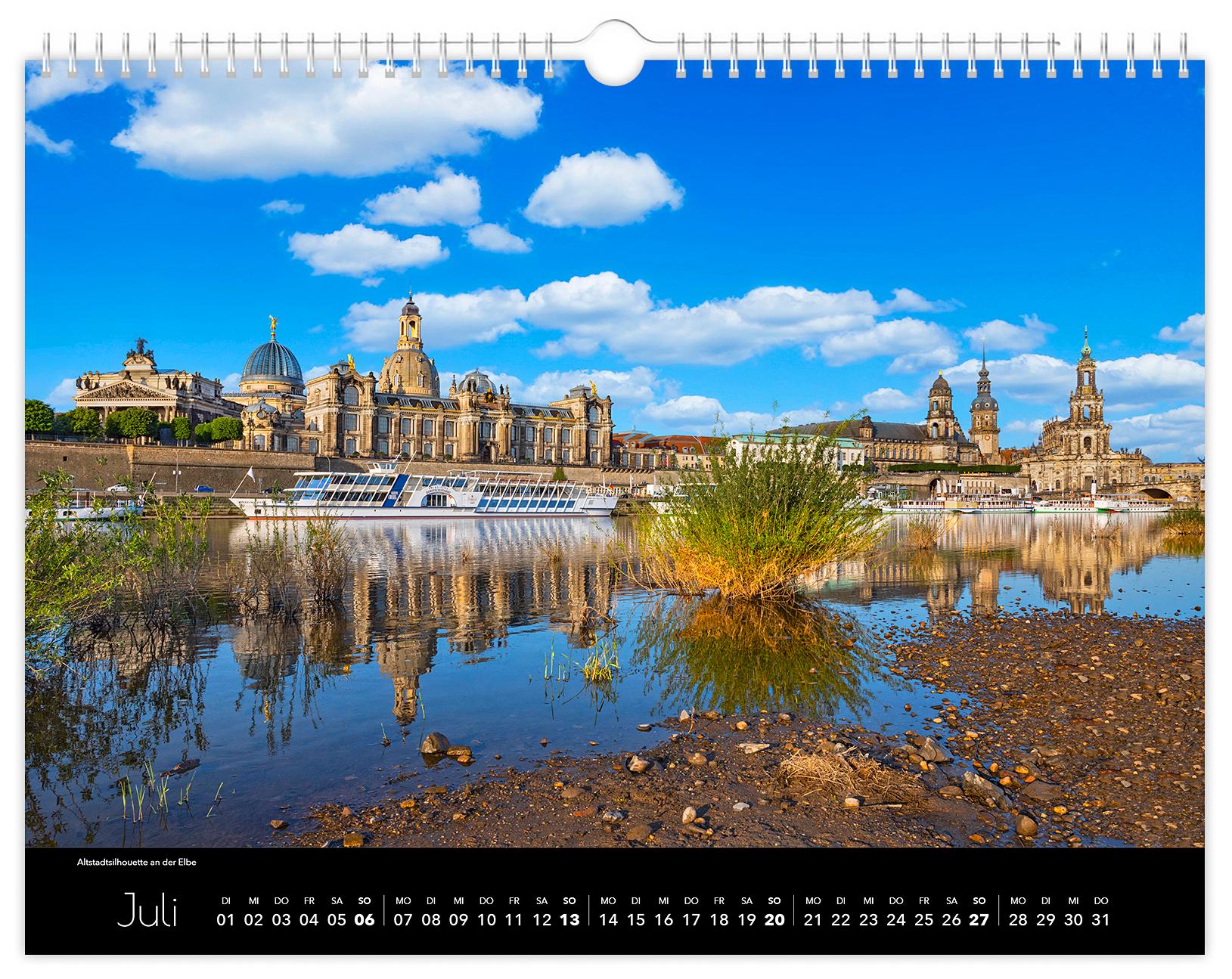 Kalender Dresden Elbflorenz 2025