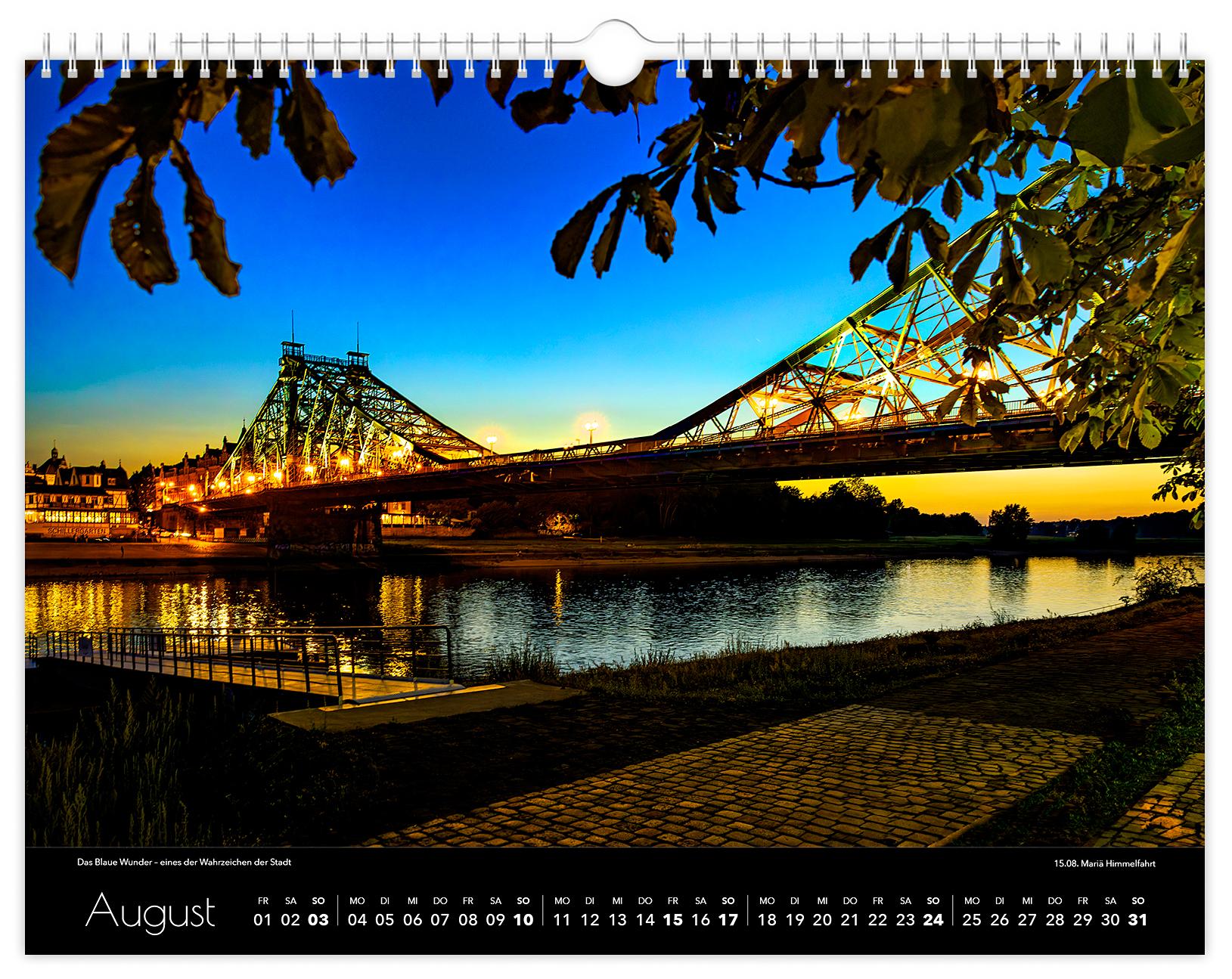 Kalender Dresden Elbflorenz 2025