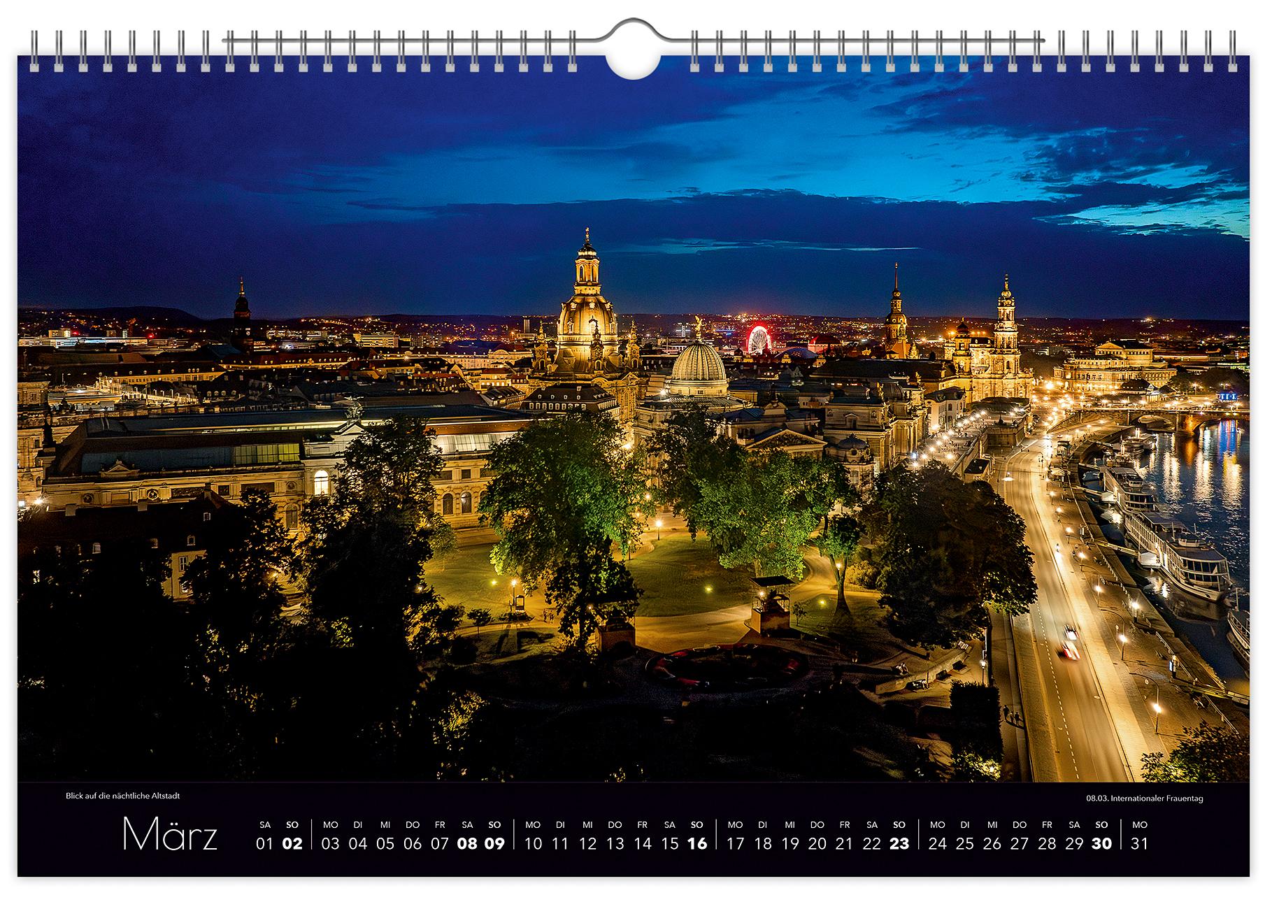 Kalender Zauberhaftes Dresden 2025