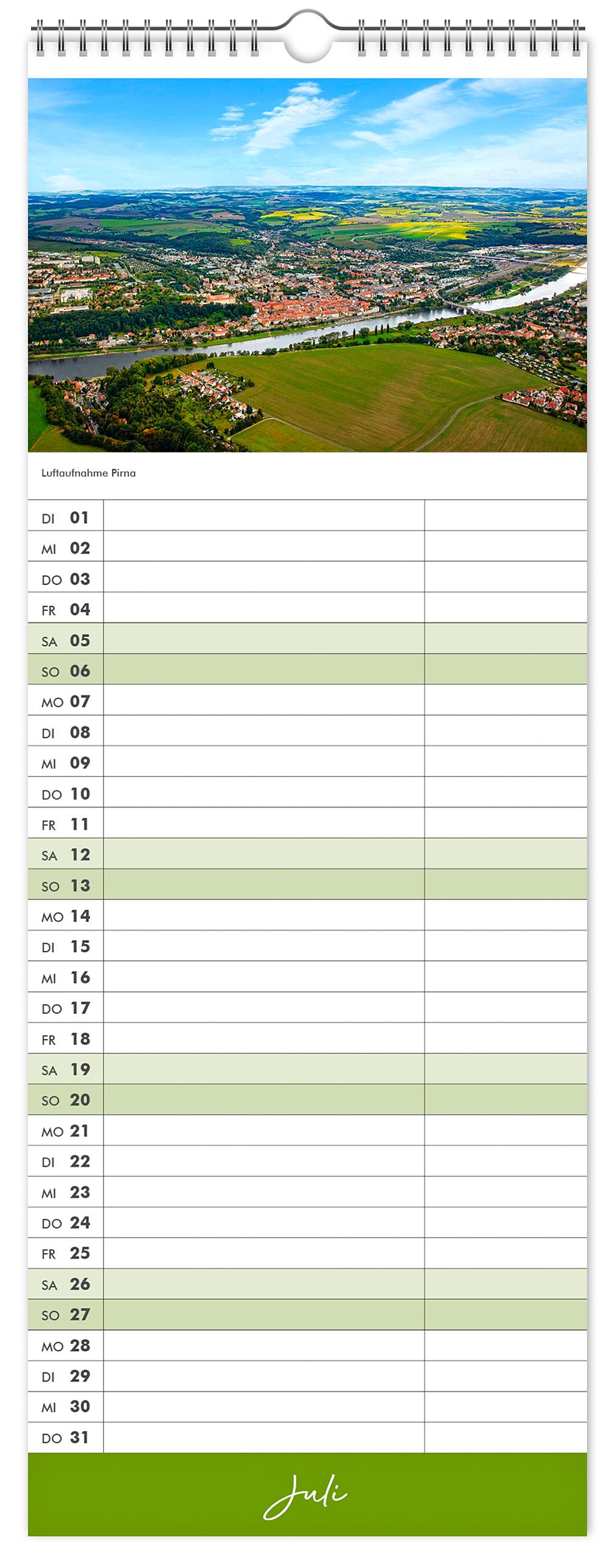 Küchenkalender Dresden und Umgebung 2025