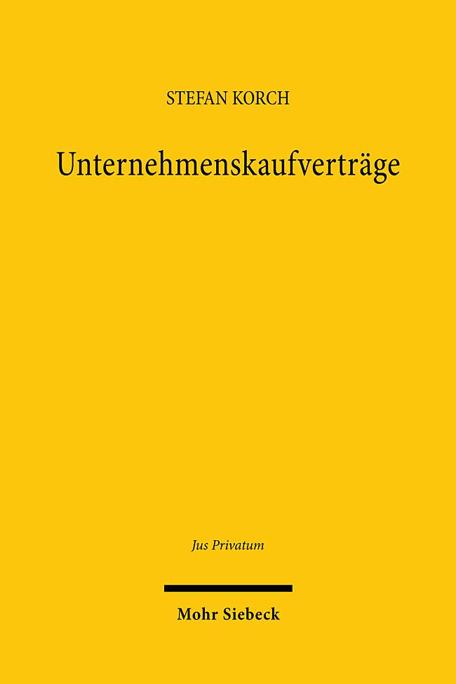 Unternehmenskaufverträge