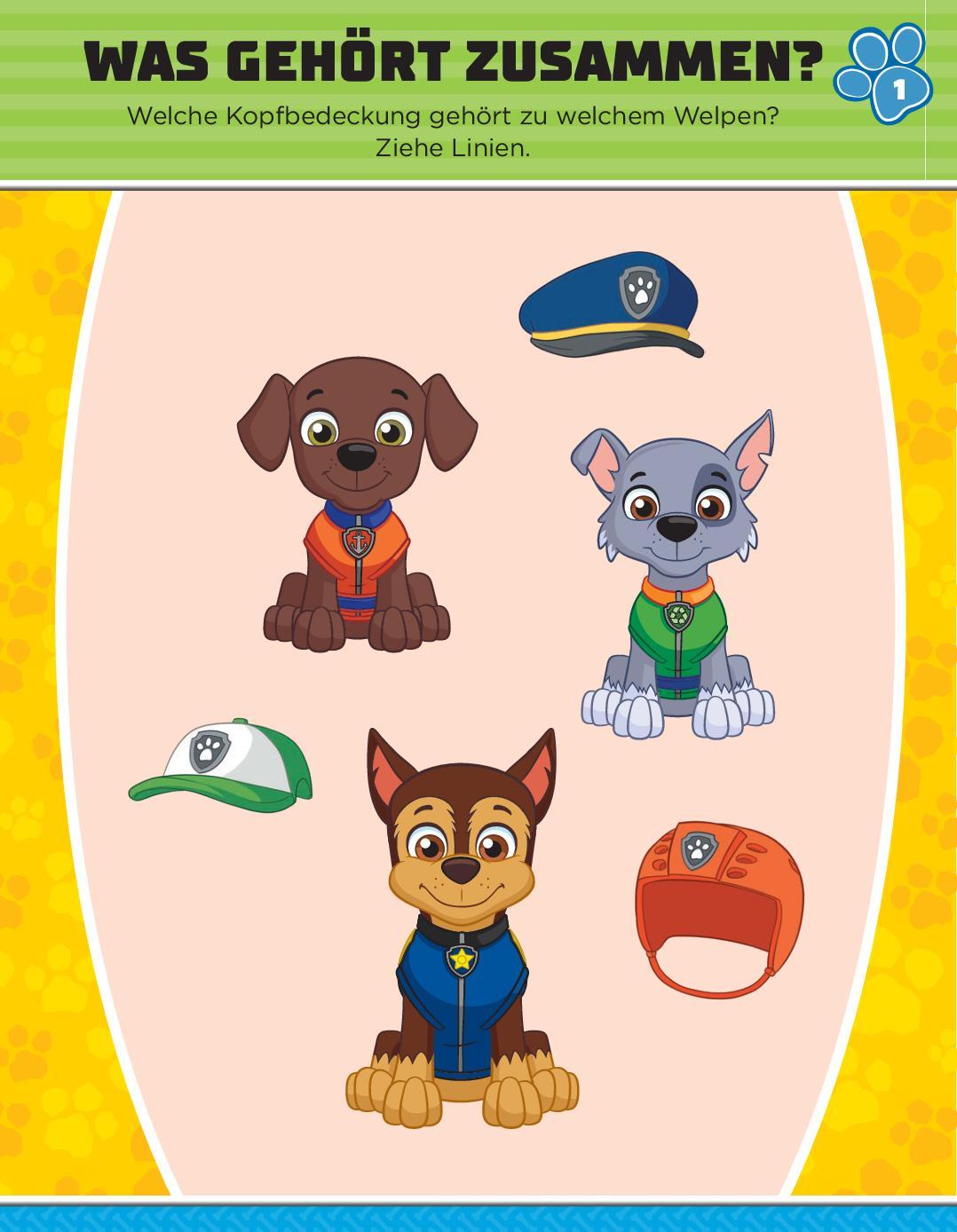 PAW Patrol Mein Rätselbuch mit 40 Tattoos