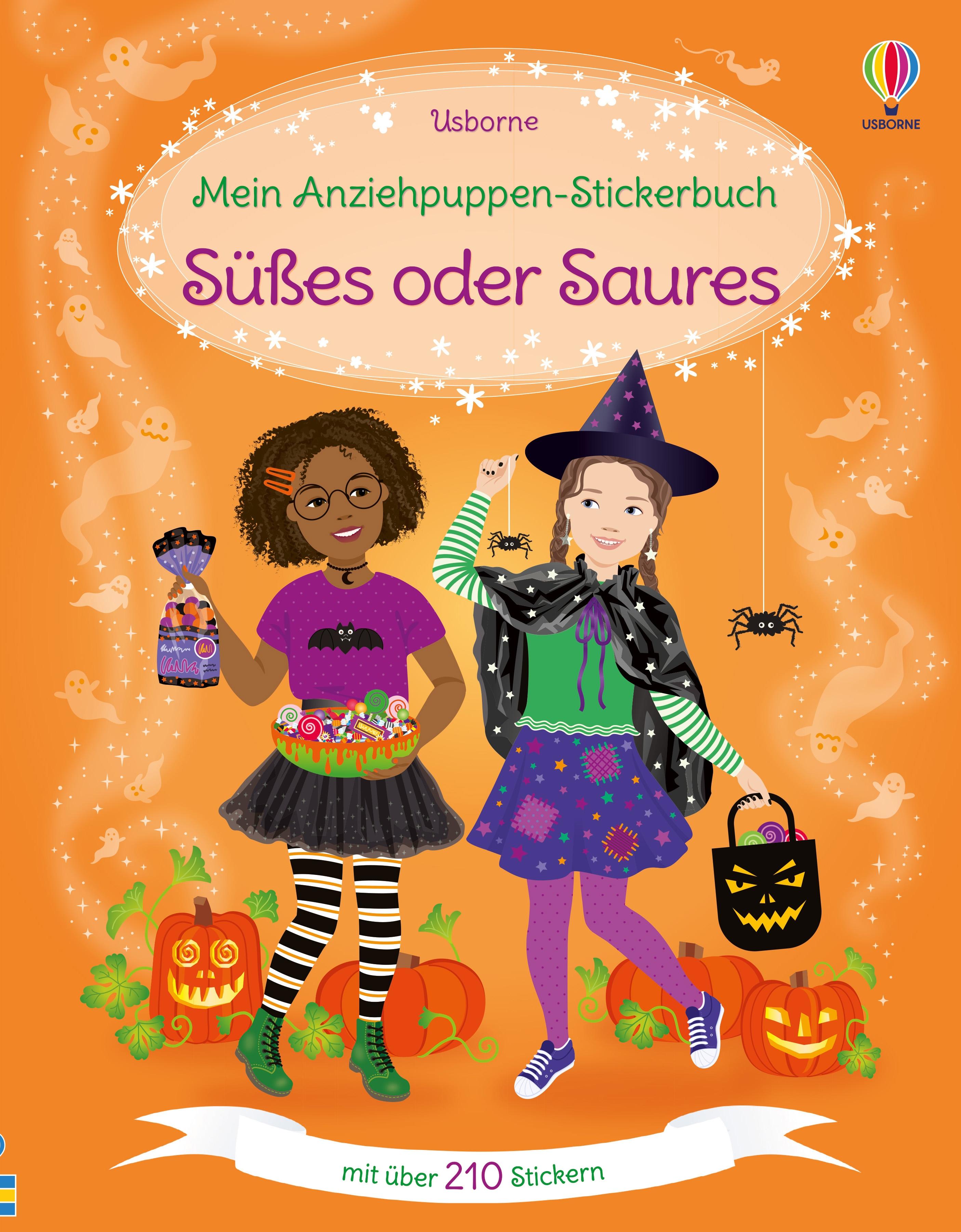 Mein Anziehpuppen-Stickerbuch: Süßes oder Saures