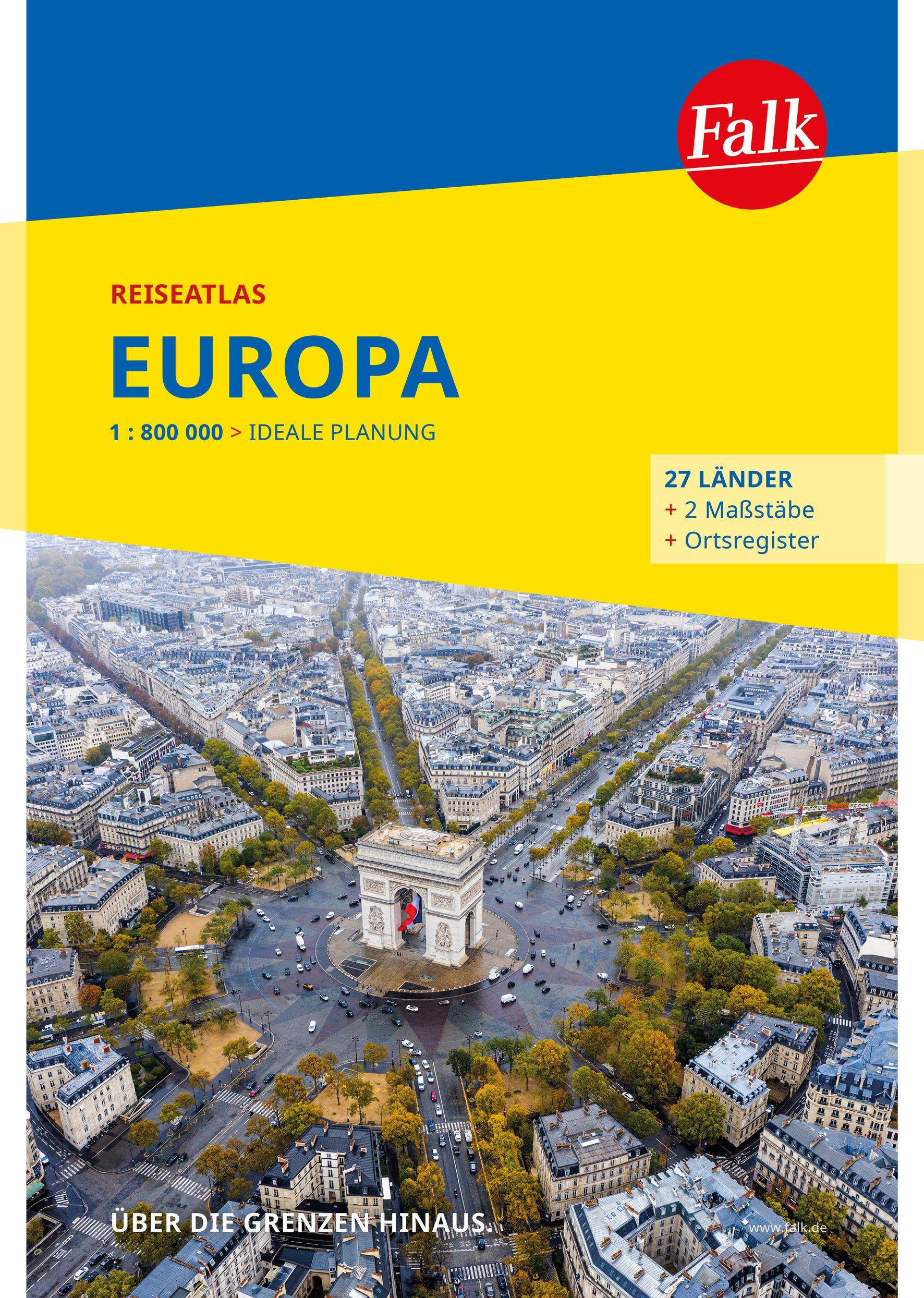 Falk Reiseatlas Europa 1:800.000