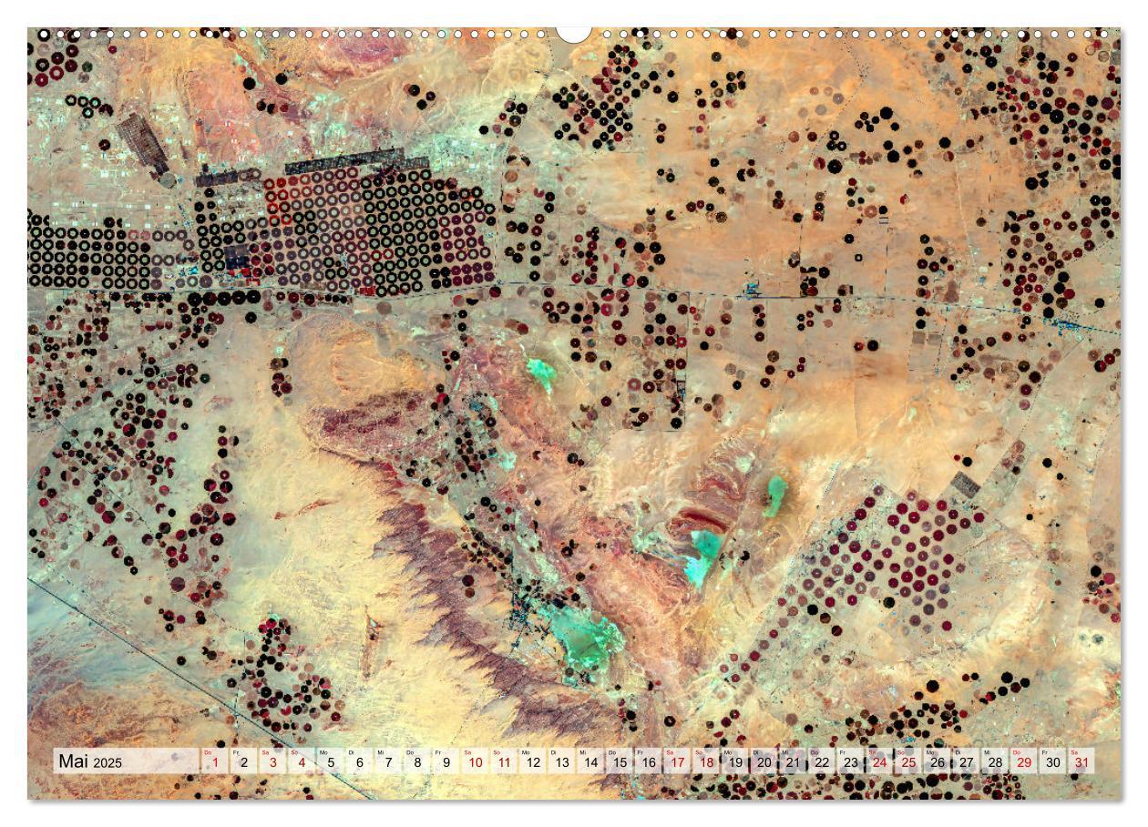 Sensationelle Bilder Unserer Erde - Oasen Wüstenstädte Millionenstädte (hochwertiger Premium Wandkalender 2025 DIN A2 quer), Kunstdruck in Hochglanz