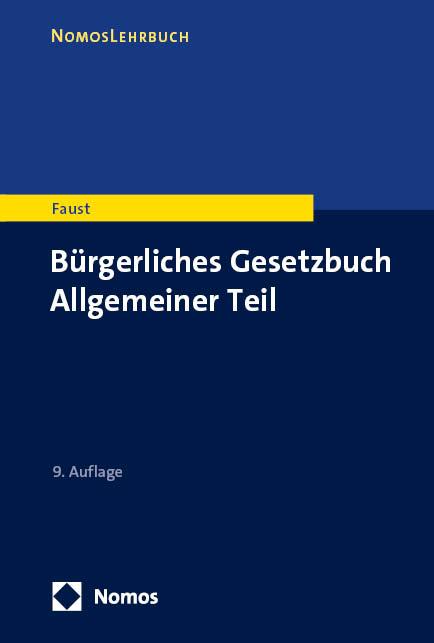 Bürgerliches Gesetzbuch Allgemeiner Teil