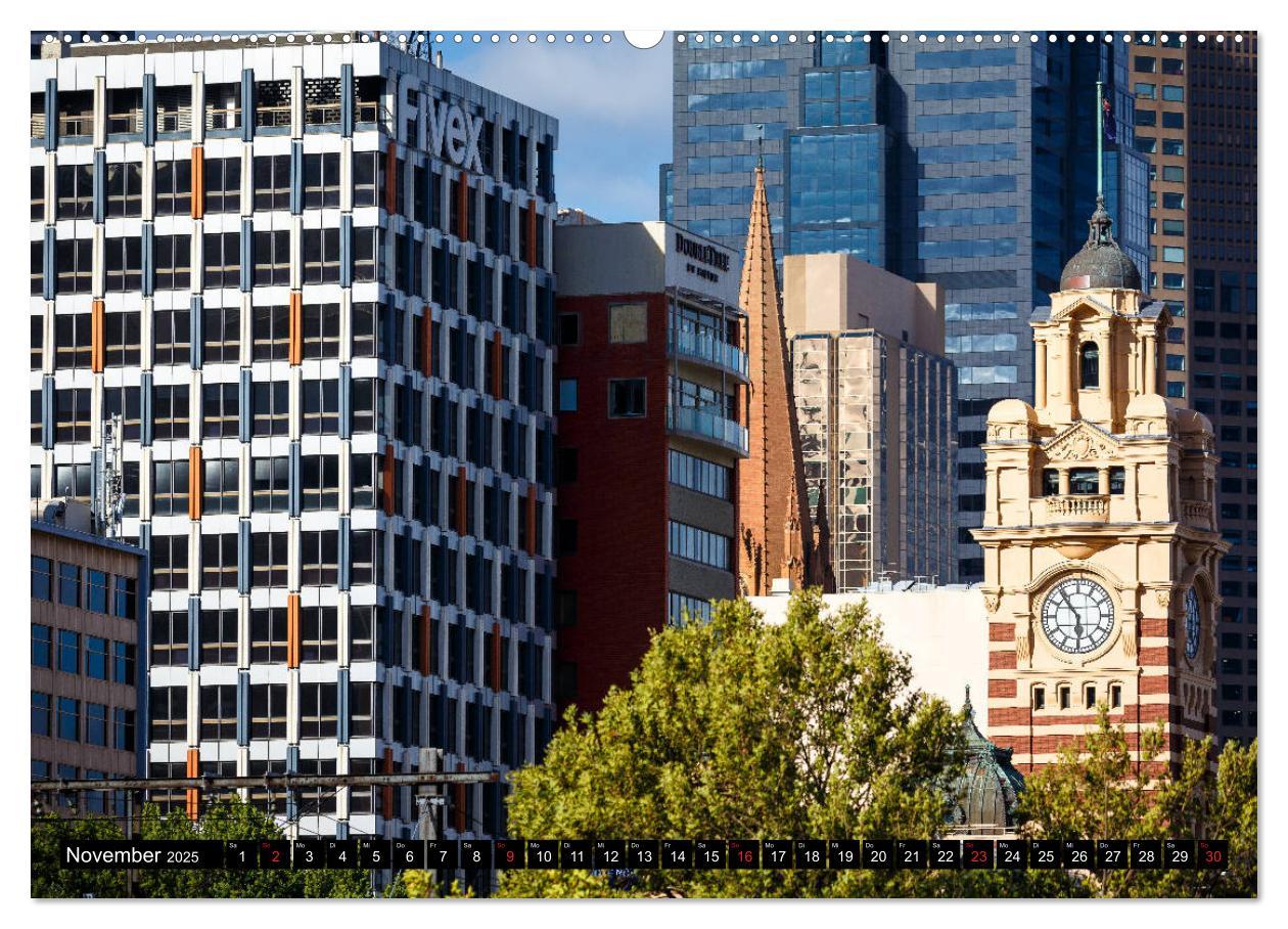 Metropolen der Welt - Melbourne (Wandkalender 2025 DIN A2 quer), CALVENDO Monatskalender