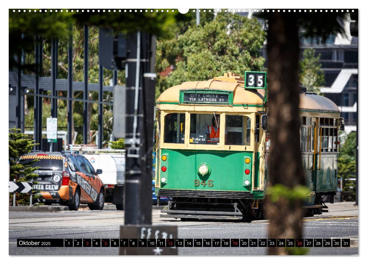 Metropolen der Welt - Melbourne (hochwertiger Premium Wandkalender 2025 DIN A2 quer), Kunstdruck in Hochglanz