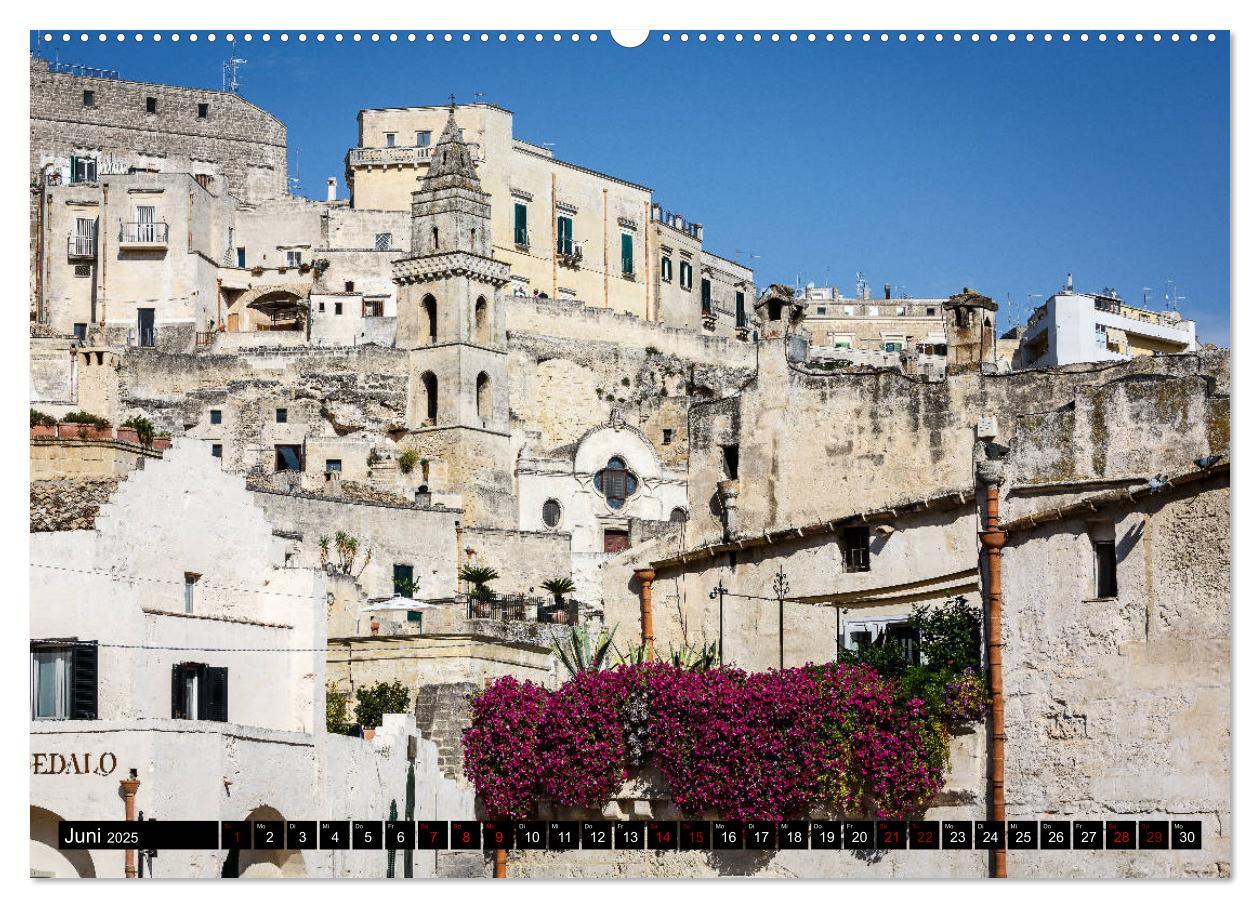 Matera - Königin der Höhlenstädte (hochwertiger Premium Wandkalender 2025 DIN A2 quer), Kunstdruck in Hochglanz