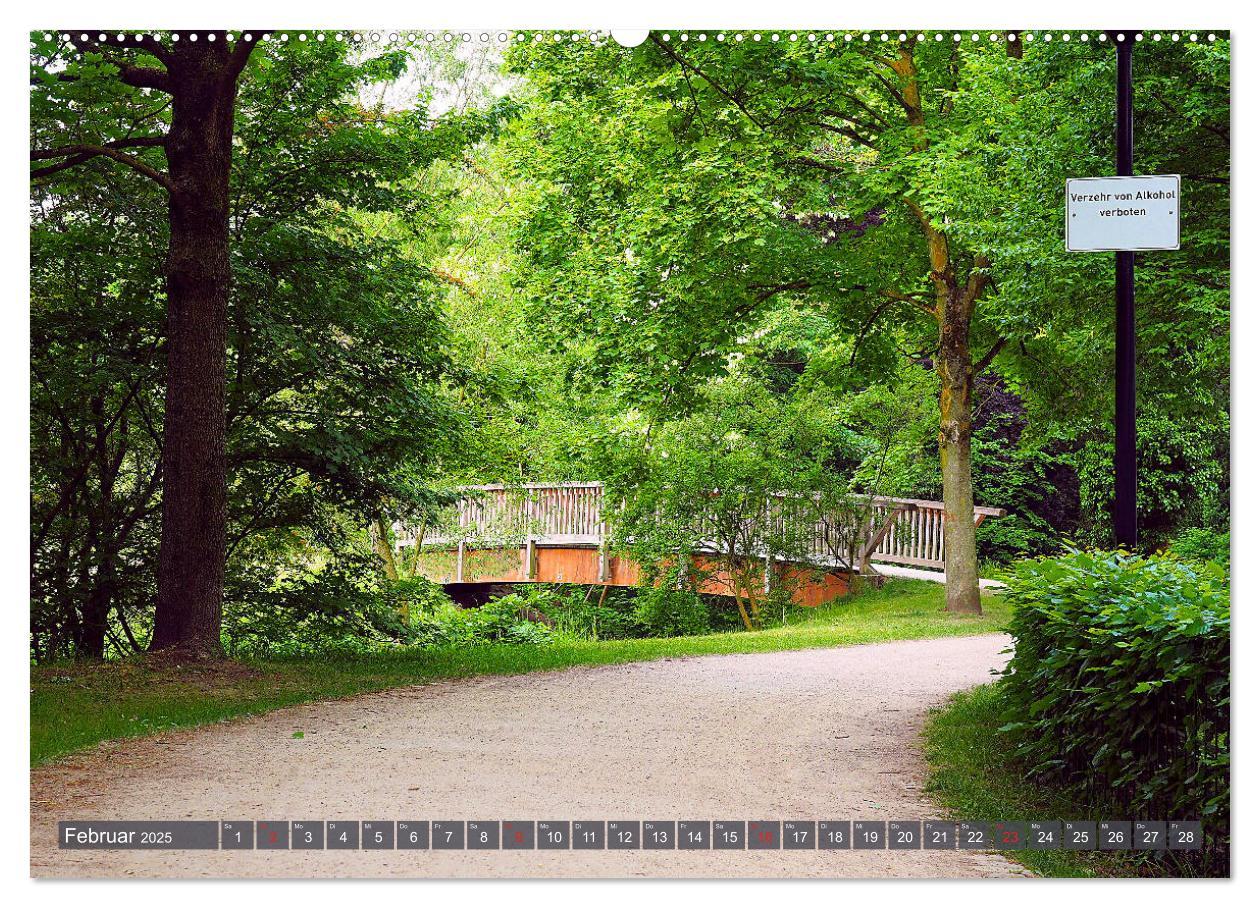 Impressionen - Gütersloh entlang der Dalke (hochwertiger Premium Wandkalender 2025 DIN A2 quer), Kunstdruck in Hochglanz