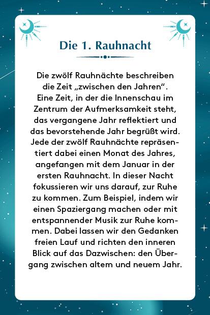 Kartenbox: Rituale für die Rauhnächte | Impulse, Affirmationen und Anleitungen für deine spirituelle Reflexion