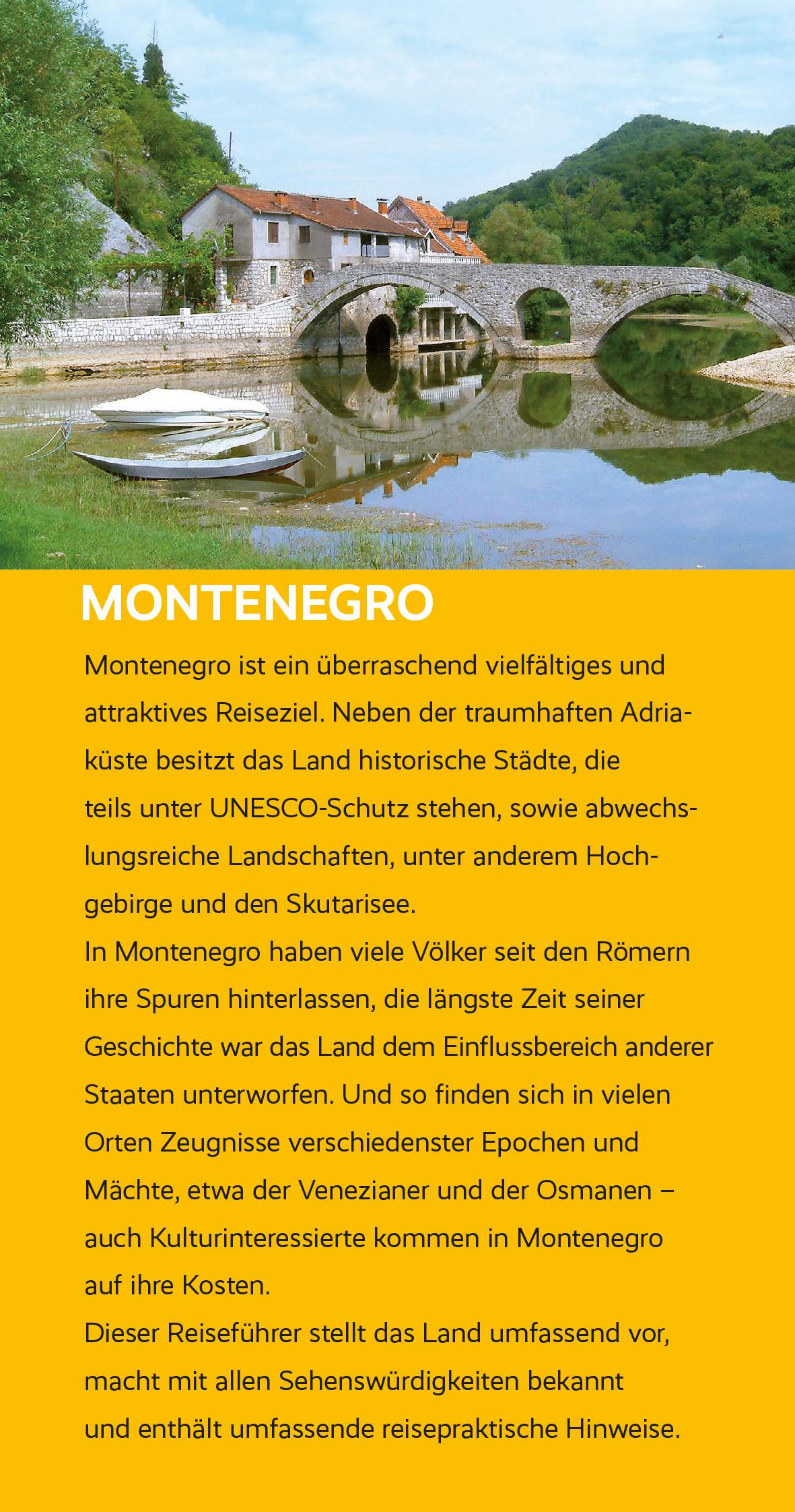 TRESCHER Reiseführer Montenegro