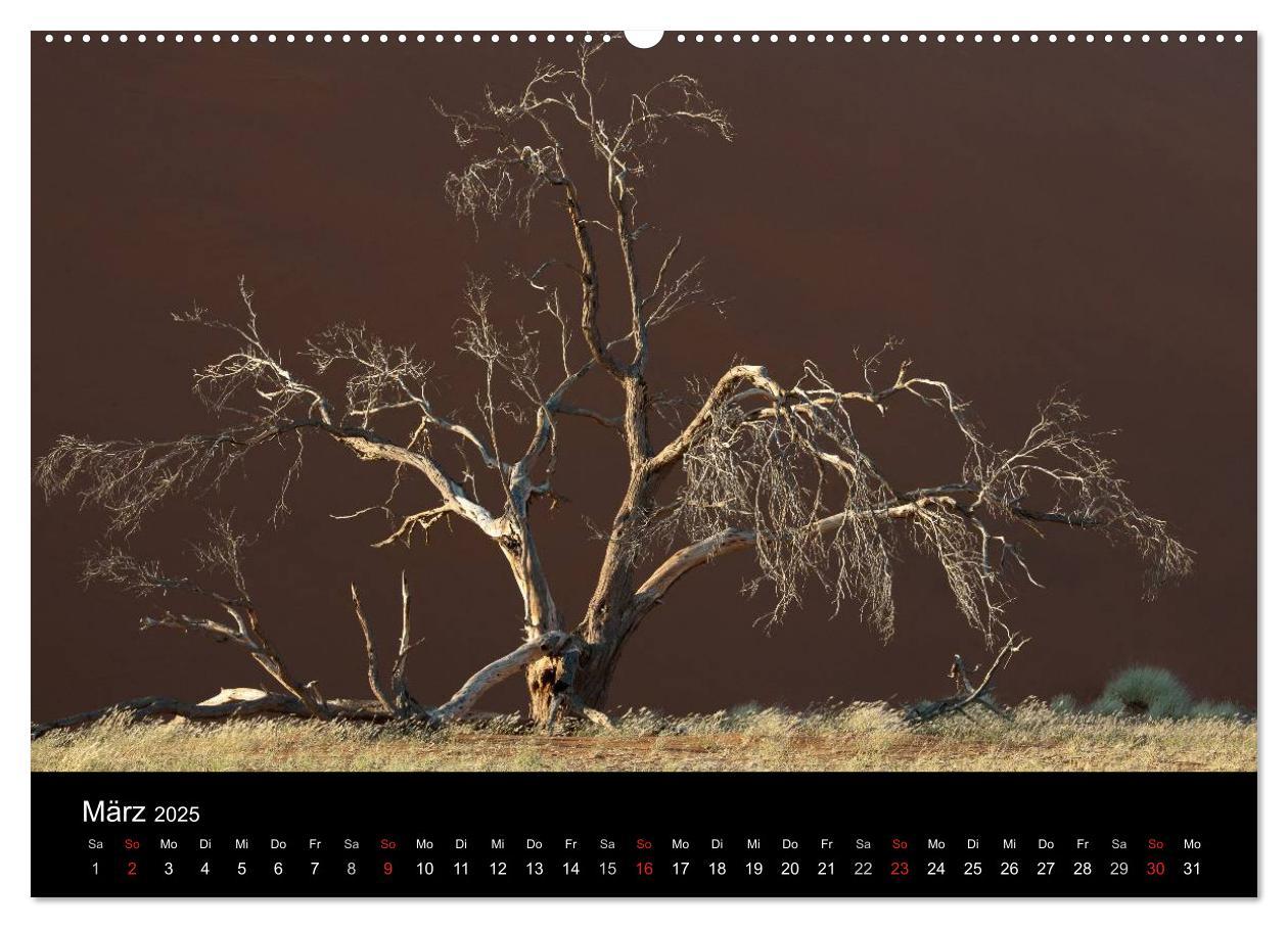 Namibia (Wandkalender 2025 DIN A2 quer), CALVENDO Monatskalender