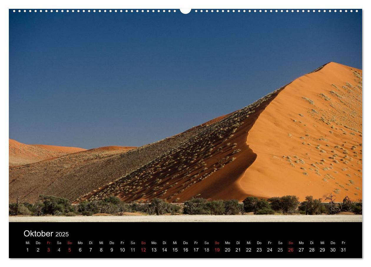 Namibia (Wandkalender 2025 DIN A2 quer), CALVENDO Monatskalender