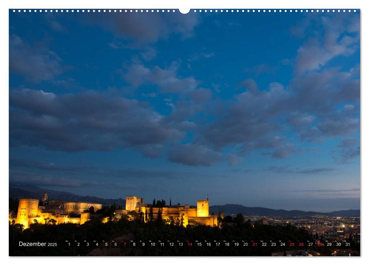 Spanien (Wandkalender 2025 DIN A2 quer), CALVENDO Monatskalender