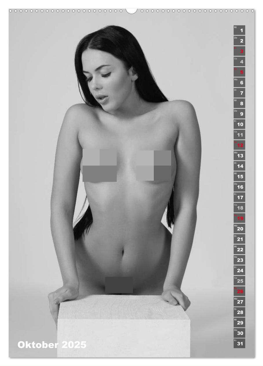 EROTIK FOTOART SEXY GIRLS (hochwertiger Premium Wandkalender 2025 DIN A2 hoch), Kunstdruck in Hochglanz