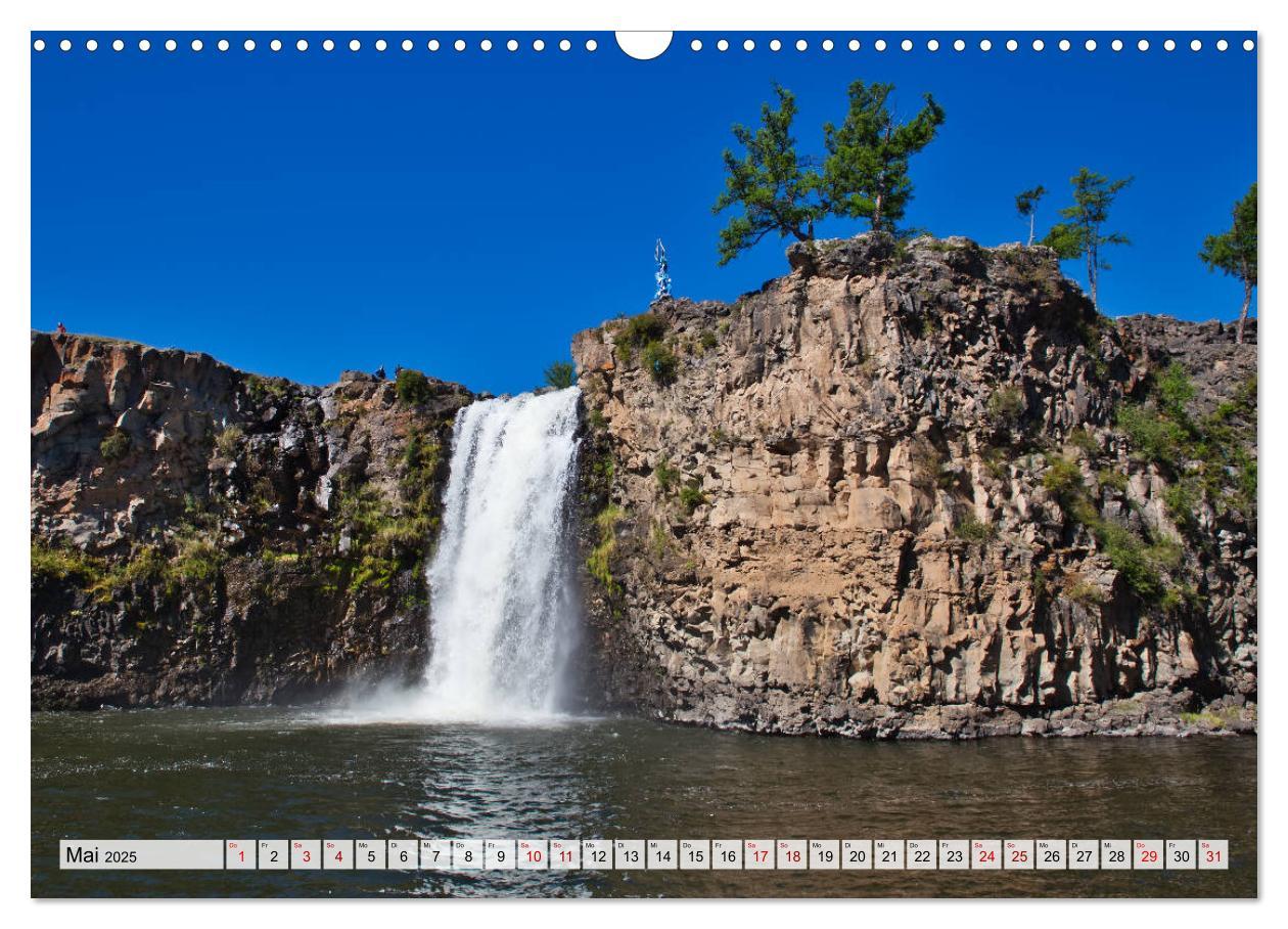 Mongolei Endlose Weite (Wandkalender 2025 DIN A3 quer), CALVENDO Monatskalender