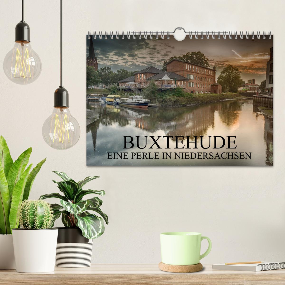 Buxtehude - Eine Perle in Niedersachsen (Wandkalender 2025 DIN A4 quer), CALVENDO Monatskalender