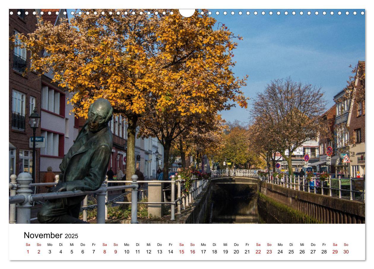 Buxtehude - Eine Perle in Niedersachsen (Wandkalender 2025 DIN A3 quer), CALVENDO Monatskalender