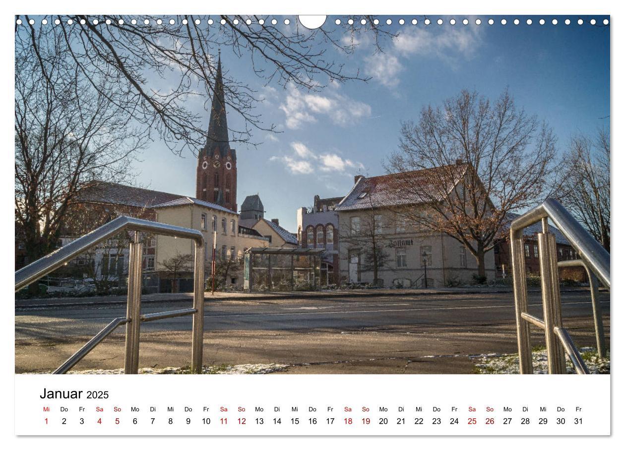 Buxtehude - Eine Perle in Niedersachsen (Wandkalender 2025 DIN A3 quer), CALVENDO Monatskalender