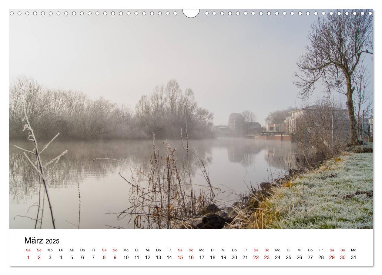 Buxtehude - Eine Perle in Niedersachsen (Wandkalender 2025 DIN A3 quer), CALVENDO Monatskalender