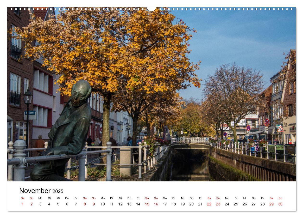 Buxtehude - Eine Perle in Niedersachsen (Wandkalender 2025 DIN A2 quer), CALVENDO Monatskalender