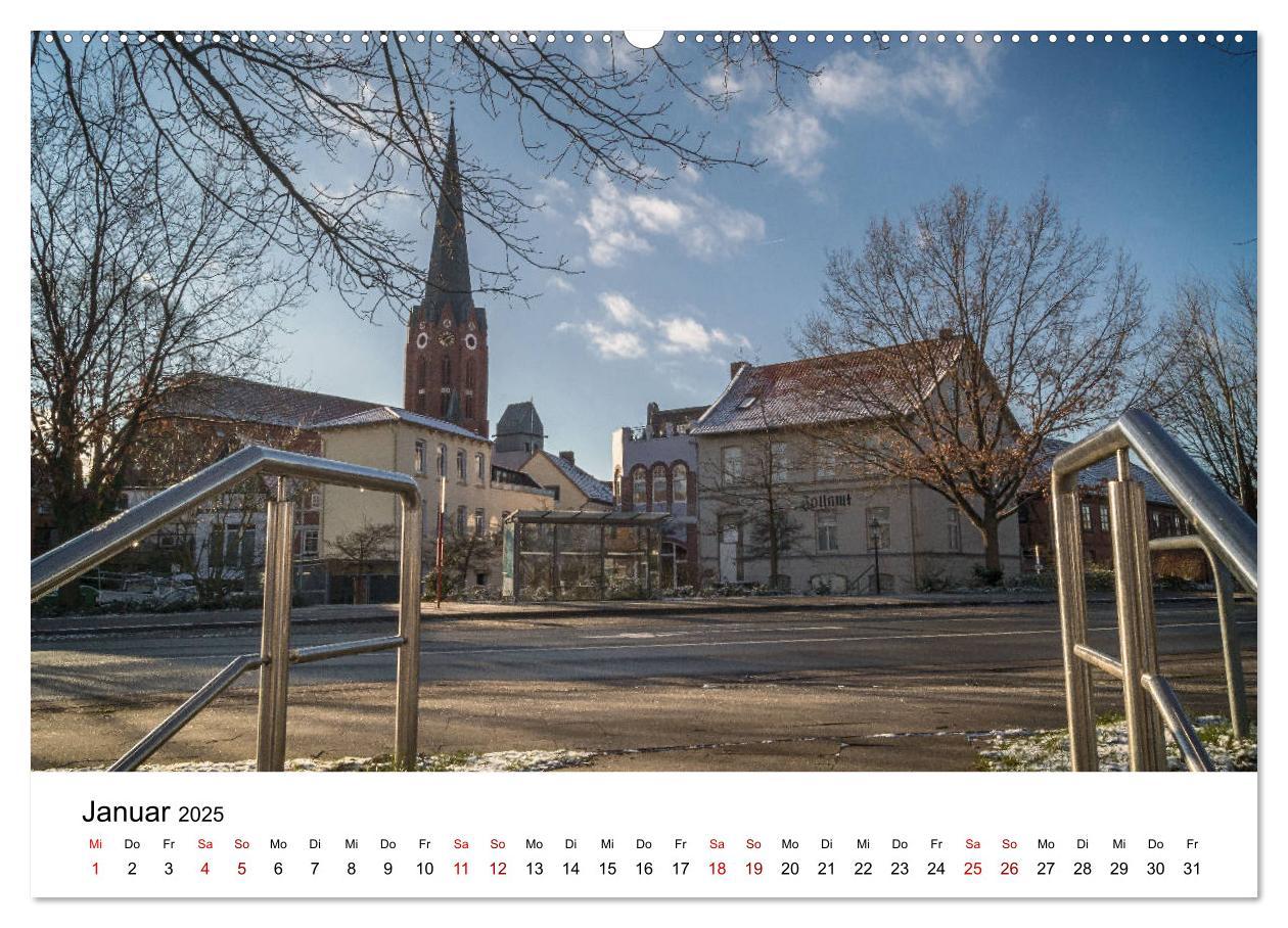 Buxtehude - Eine Perle in Niedersachsen (Wandkalender 2025 DIN A2 quer), CALVENDO Monatskalender