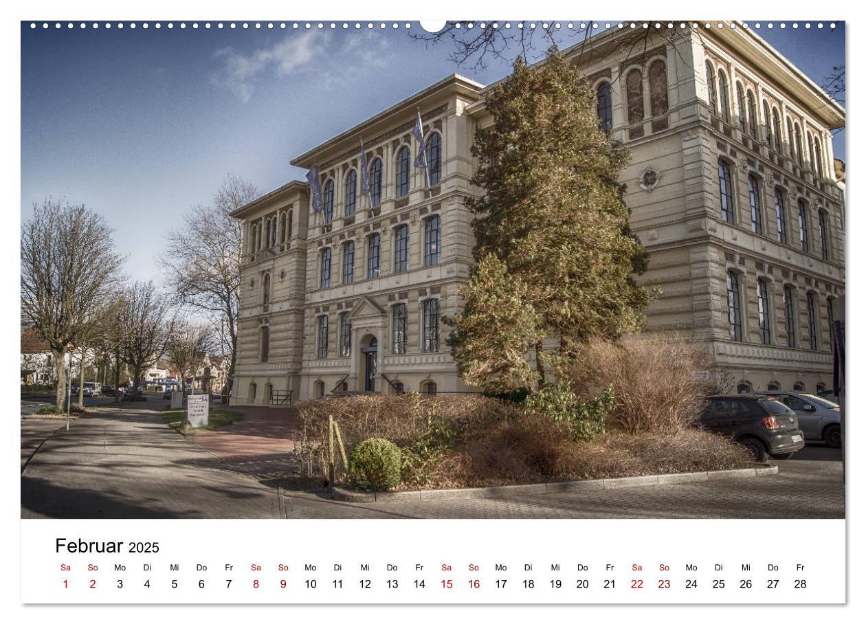 Buxtehude - Eine Perle in Niedersachsen (Wandkalender 2025 DIN A2 quer), CALVENDO Monatskalender