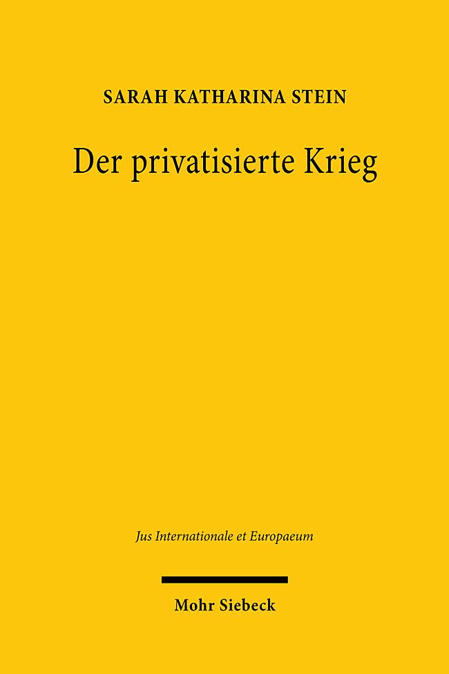 Der privatisierte Krieg