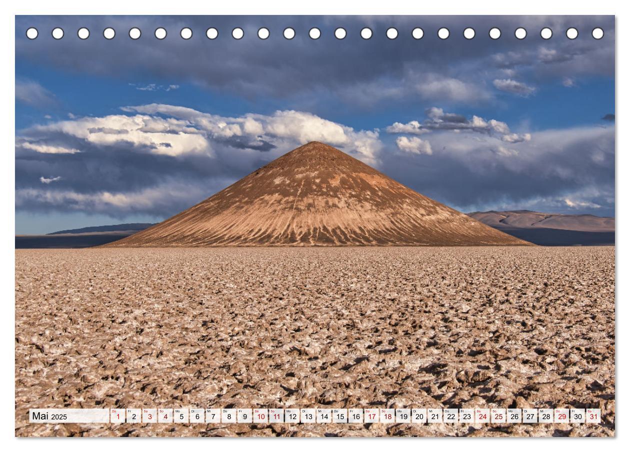 Atacama - Catamarca (Tischkalender 2025 DIN A5 quer), CALVENDO Monatskalender