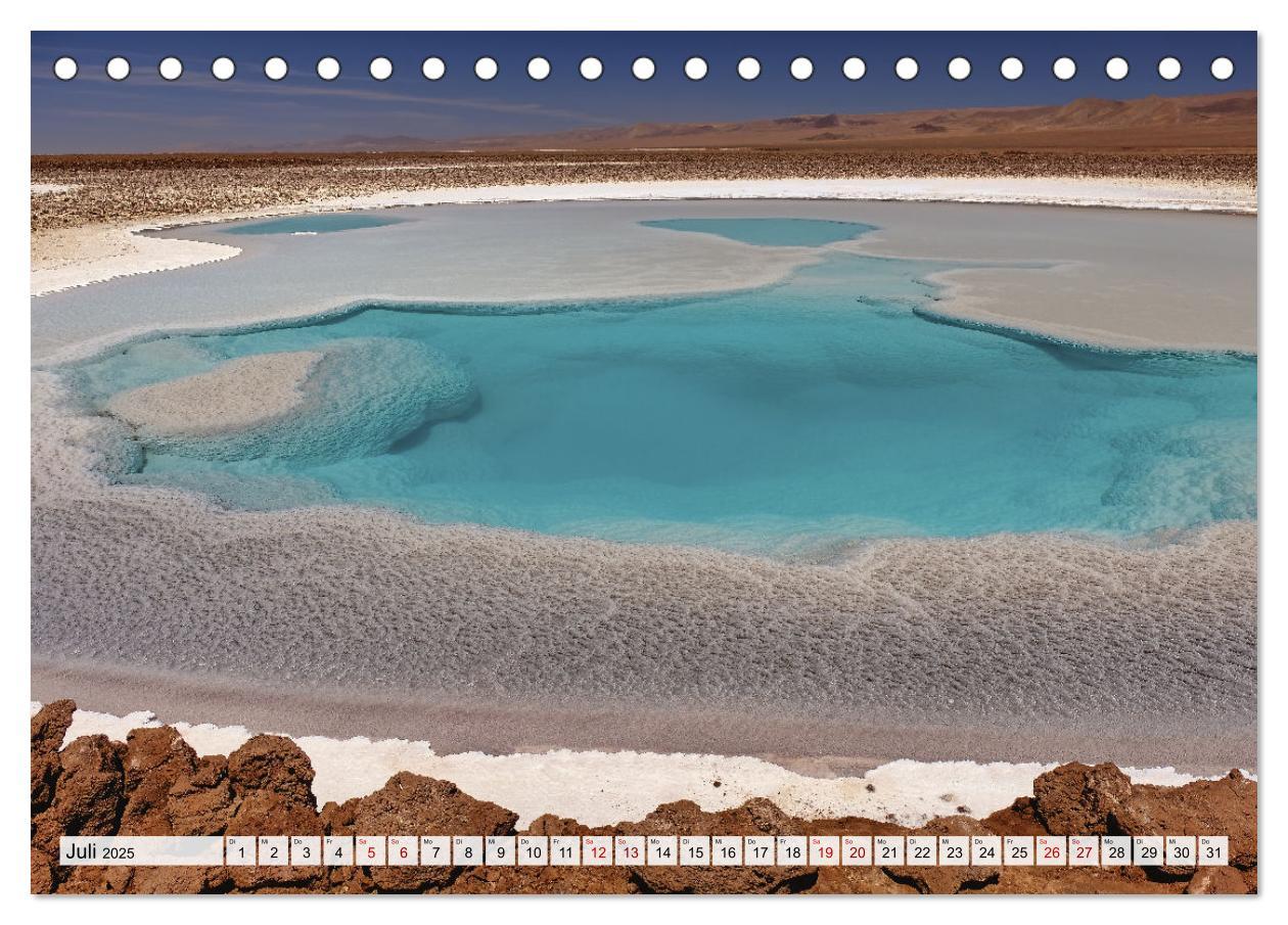 Atacama - Catamarca (Tischkalender 2025 DIN A5 quer), CALVENDO Monatskalender